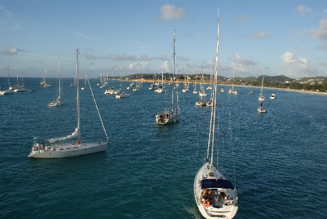 Die Bucht von Antigua